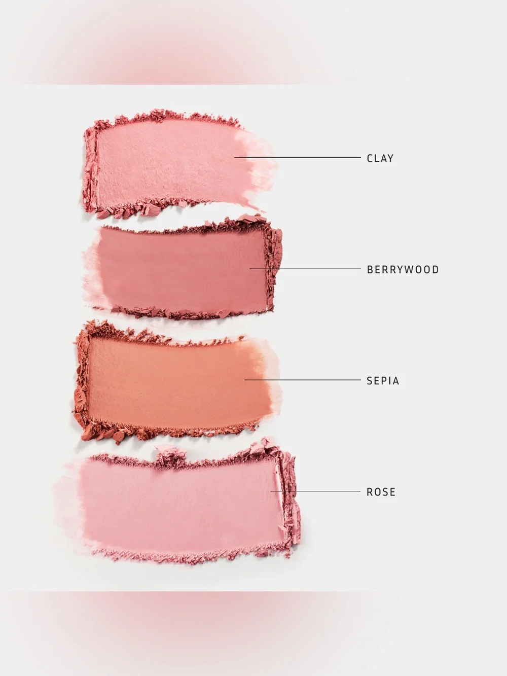 LITHE BEAUTY 4-Shade Sunset Blush Blendable Powder Pallet NIB